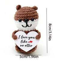 1pc Handmade Woven Panda, Basketball, Seal, Monster, Duckling Pattern, Soft, Comfortable, Durable And Sturdy. Exquisite Woven Pattern And Vibrant Colors, Suitable For Indoor Decoration. Can Be Placed In Bedroom, Living Room Or Any Desired Display Area, Also Makes A Great Gift For Friends And Family. - Multicolor - View 7
