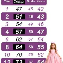 Vestido branco de  batizado com borboletavestido de festa branco  tamanho G ao 4 MD 068 - Branco - Visão 6