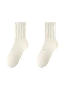 50pcs/Pack, 40pcs/Pack, 30pcs/Pack, 24pcs/Pack, 20pcs/Pack Women's Black & White Tight-Fitting Sports Socks, Running Socks, Crew Socks, Suitable For Cycling, Thick Long Socks, Comfortable Daily Wear, Couples Style, Casual Warm Knee-High Socks, Antibacterial Moisture-Wicking, Ideal For Home Wear, 12pcs/Pack, 10pcs/Pack, 8pcs/Pack, 6pcs/Pack, 4pcs/Pack, 2pcs/Pack - Multicolor - View 4