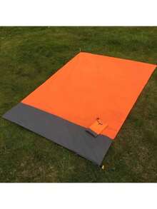 1pc Ultimate Waterproof Beach Mat With Drawstring Pocket, Super Portable, Durable, Quickly Foldable Picnic Blanket, Suitable For Outdoor Camping, Family Friendly, Waterproof, Easy To Clean - A - View 6
