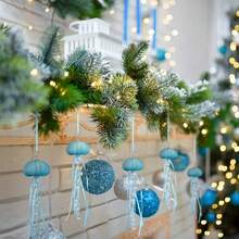 1/3pcs Jellyfish Decorations, Summer Ocean Theme Decor, Holiday Decorations, Home Decor - Multicolor - View 6
