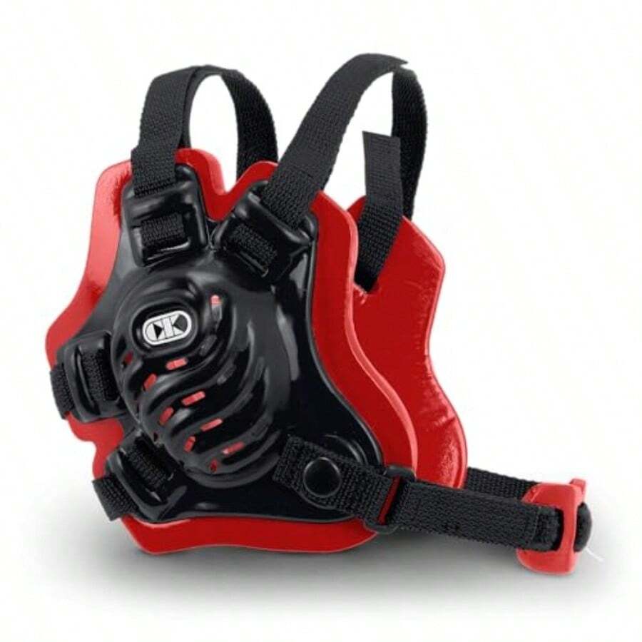 Nado Wrestling Eadgear - Black / Scarlet / Black - View 1