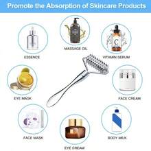 Stainless Steel Facial Massage Roller, Roller Massage Spa Device - Multicolor - View 7