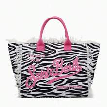 Women Tote Bags - 黑與白 - 查看 1