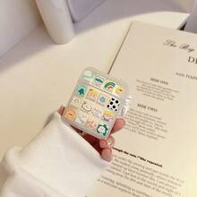 Ốp bảo vệ kiểu hoạt hình, tương thích với tai nghe Apple, chống trầy xước và chống rơi vỡ. - Nhiều màu - Xem 12