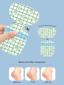 10 piezas Almohadillas delgadas de PU impermeables y antifricción, pegatinas de cojín invisible para los pies adecuadas para tacones altos y sandalias de verano, unisex - transparente - Ver 6