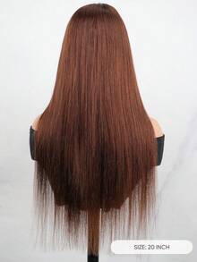 Jessie's Wig 预剪式 4x4 蕾丝直发无胶假发，真人发，即戴即走，180% 密度，100% 真人发，16-26 英寸 - S4 - 查看 4