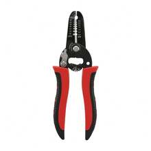 CILIA 1件装多功能专业剥线钳，合金钢高硬度电工剪线钳，舒适防滑手柄，家用维修五金工具 - A-紅黑色 - 查看 1