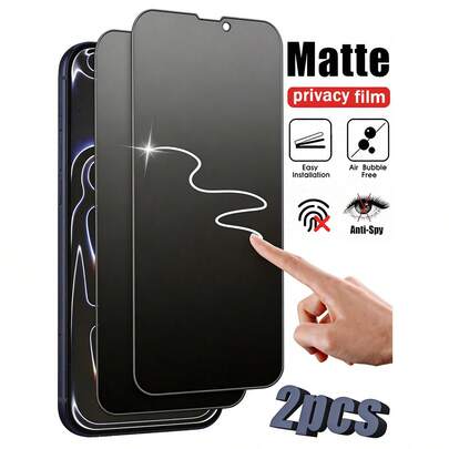 2片装 - 【防偷窥】这款保护膜采用超薄柔韧材质，表面光滑，触感轻柔舒适。兼容 17 Pro Max/17 Pro/17 Air/17/16/16 Pro/16 Plus/16 Pro Max/15/15 Plus/15 Pro/15 Pro Max/14/14 Plus/14 Pro/14 Pro Max/13 Mini/13/13 Pro/13 Pro Max/12 Mini/12/12 Pro/12 Pro Max/11/11 Pro/11 Pro Max 等机型。