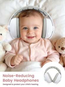 1 pieza Auriculares con cancelación de ruido para niños, orejeras de protección auditiva para bebés con reducción de ruido para bebés de 0 a 3 años, niños pequeños, bebés - Multicolor - Ver 6