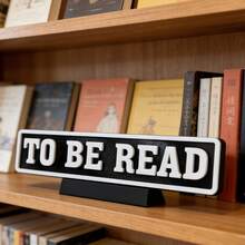 1pc 3D Printed Bookshelf Bookmark - To-Read Sign, Pink Plastic Bookend, Lightweight And Durable, Suitable For Book Lovers, Readers, Libraries Or Home Organization - Multicolor - View 13
