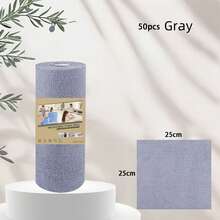 20 cuộn khăn lau tái sử dụng, khăn lau sợi nhỏ dùng cho nhà bếp, khăn lau bát đĩa thay thế khăn giấy. - A - Xem 12