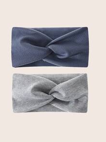 Women's Soft Knit Criss-Cross Headband For Women, Elastic Non-Slip Hairband For Yoga, Workout & Casual Outfits Summer Hair Accessories Women Sweatband,Holiday,Travel,Festival,Party - Multicolor - View 13
