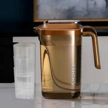 Large Capacity Cold Water Pitcher, Household Refrigerator Iced Tea & Fruit Juice Carafe - Multicolor - View 7