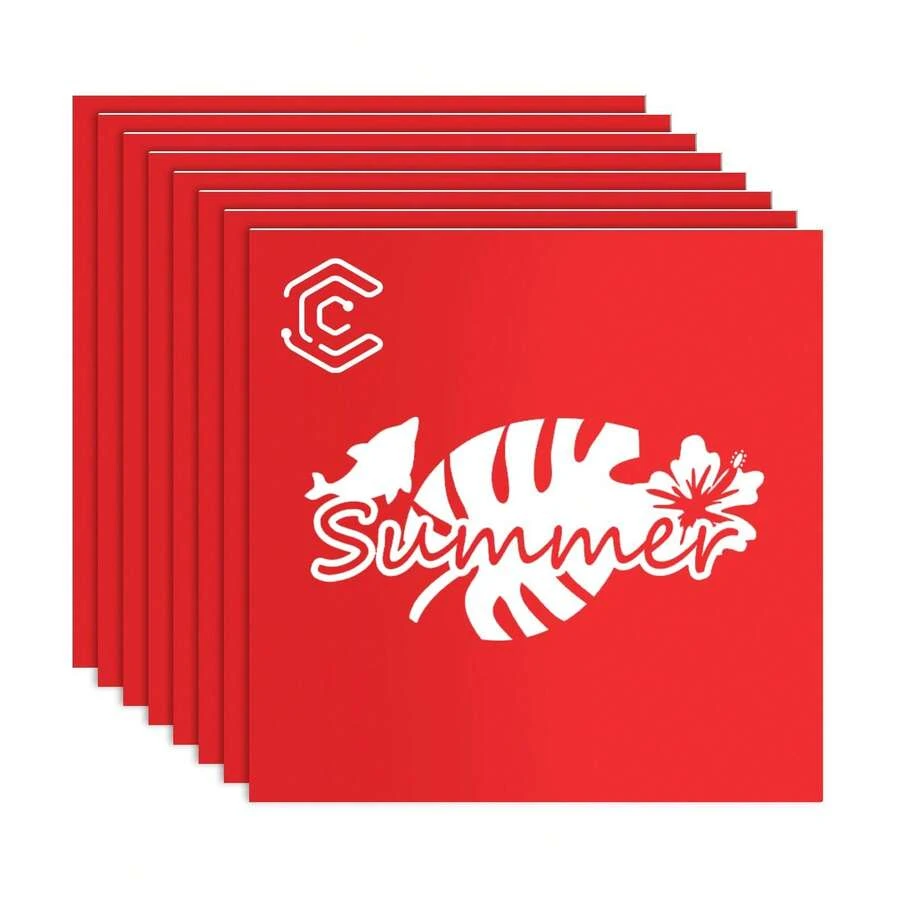 3D Wall Panels - Red - View 1