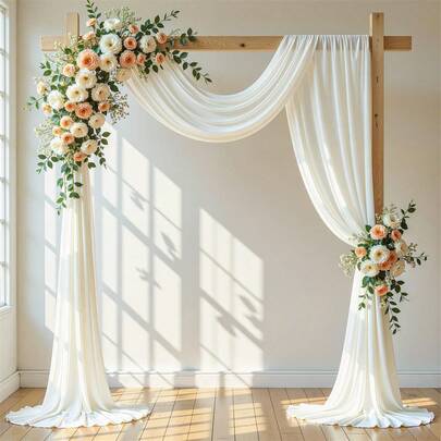 1 tấm vải chiffon 75*300cm dùng trang trí cổng cưới, trang trí trần tiệc cưới ngoài trời, vải chiffon trong suốt màu tím oải hương dùng trang trí cổng cưới, quà tặng sinh nhật mùa hè, trang trí bãi biển, trang trí năm học mới, trang trí phòng.
