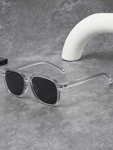 1副时尚休闲飞行员框眼镜，男女通用，适合作为节日礼物，也适合日常/休闲/高尔夫/商务/旅行/钓鱼/户外活动佩戴。 - 飛行員框 - 查看 6