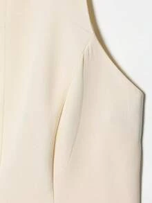 DEEKA Summer New Women's Minimalist Versatile Halter Casual Top White - White - View 5