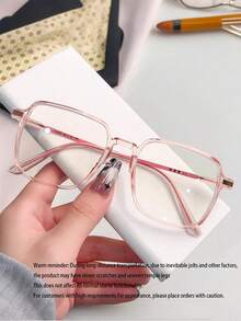 1 副方形塑料框时尚透明镜片眼镜，经典款式，男女皆宜，适合日常生活、办公室阅读、看电视、玩游戏、手机装饰等场合。 - 彩色 - 查看 14