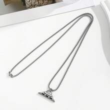 Women's Necklace Strap Chain Suitable Compatible With Apple Watch Band, Metal Ultra Strap - Silver - View 5