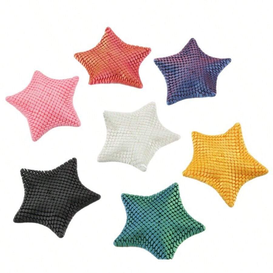 3D Printed Starfish Relaxation Decor - Movable Joints, Relieve Anxiety, Soothe Mind. Flexible Joint Design, Ideal Gift For Ocean Lovers, Family And Friends; Vibrant Pink And Blue Styles, Unique And Novel, Suitable For Holidays, Parties And Creative Entertainment, Multiple Colors Available.