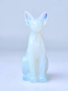 CUPIDCRYSTAL 8cm/3.15in Cat Carved From Crystal, Crafted From Natural Crystal. This Cute Healing Crystal Ornament Is An Excellent Choice As A Gift. - A - View 14