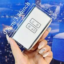 1 pieza Funda protectora práctica de TPU para llaves de coche, adecuada para los modelos Renault Captur, Koleos, Kadjar, Arkana, Megane, Duster, Sandero - Cubierta de llave - Ver 8