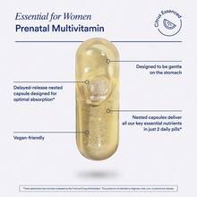 Ritual Prenatal Vitamins For Women Folate & Choline For Neural Tube Support, Omega-3 DHA For Fetal Brain Development, Iron, Calcium-Helper D3 & K2, Non-GMO, Vegan, Mint, 30 Days - Citrus - View 7