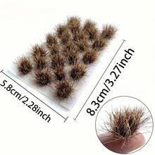 23tufts Model Grass Cluster For Model Craft, Plastic Miniature Vegetation Artificial Grass For Decorating Micro-Landscape Models, Sandtable Architectural Models, DIY Turf Landscaping - Model Grass Cluster - View 13