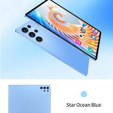 Qetupa Máy tính bảng Android 15 Z50 10.1 inch, RAM 3GB + ROM 64GB, bộ xử lý MTK 6755 Octa-Core 1.8GHz, màn hình cảm ứng IPS HD (1280x800), camera trước 5MP và camera sau 13MP, pin dung lượng lớn 6000mAh, không hỗ trợ SIM, bao gồm bàn phím, ốp lưng và bút cảm ứng (không kèm bộ sạc). - Màu xám với KB - Xem 8