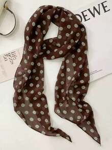 1条韩式时尚波点百搭围巾 - 彩色 - 查看 2