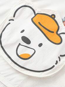 Balabala 婴儿夏季防晒连帽上衣，可爱时尚婴幼儿休闲防紫外线套装，2026新款 - 白色調 - 查看 5