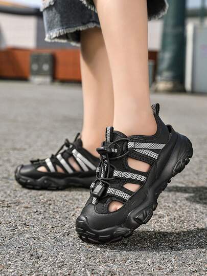 Kids' Sports Sandals, Girls' Casual Sandals, Boys' Water Shoes, Summer Hollow-Out Frame Shoes, Boys' Water Wading Shoes, Lightweight Quick-Dry Water Shoes, Girls' Water Shoes, Suitable For Beach, Surfing, And Casual Daily Wear