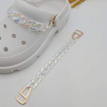 1 Pair Colorful Chain Hollow Out Clogs/Sandals - AB Lottery - View 1
