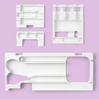 Khay đựng dụng cụ Maker 4/Maker 3/Maker, Hộp đựng phụ kiện đầu kim QS, Khay đựng dụng cụ điều khiển kiểu ngăn kéo, Phụ kiện và vật tư đựng lưỡi dao, Dùng để sắp xếp và cất giữ dụng cụ điều khiển và lưỡi dao.