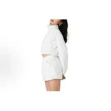 Alo Yoga Clubhouse Jacket - Premium Lightweight Performance Outerwear | Viral 2026 Women's Luxury Athleisure | Chic Cropped Full-Zip Track Jacket | Comfortable Daily Commuter & Sportswear | Authentic Designer Yoga Lifestyle Apparel - 白色 - 查看 2