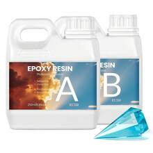 Bộ nhựa epoxy A+B 250ml, kiểu hoàng hôn, không bọt khí, không ố vàng, nhẹ và dễ sử dụng, thích hợp để làm đồ thủ công trên bàn, trang sức, cốc và khuôn nhựa. - Nhựa epoxy - Xem 9