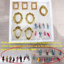 1 Set Caja de sombra de mini museo DIY - Celebra tus preciosos recuerdos de una manera única, kit de marco de caja de sombra con exhibición de fotos personalizable y figuritas en miniatura, decoración de recuerdos únicos y personalizados - Multicolor - Ver 15