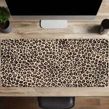XXL Leopard Print Mouse Pad - 40*80 Cm Large Desk Mat, With Non-Slip Rubber Base And Durable Stitched Edges, Smooth Surface For Optimal Performance - Ideal For Home, Office And Gaming Enthusiasts. Mouse Pad, Office Desk Accesorries, Office Supplies, Office Decor, Desk, Graffiti Mouse Pad, Desk Accesorries For Men, Coffee Bar Essentials, Pink Desk Accessories, Computer Accersories, Desk Mat Large, Mouse Pads, Oficina Accesorios, Room Deocr, Work Desk Essentials - A - 查看 2