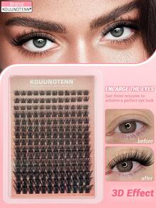 180 sợi mi giả D-Curl tự nhiên, mềm mại và tự nhiên, thích hợp để tự nối mi, thân mi mảnh và mềm, chiều dài 8-16mm, keo dán mi 6mm, tinh tế và tự nhiên, từng sợi mi riêng lẻ, thích hợp cho trang điểm dự tiệc. - D - Xem 9