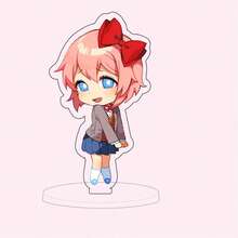 Doki Doki Literature Club! Articulated Figurine Models, Approx. 10CM Tall, Monika, Sayori, Natsuki, Yuri Anime Character Cute Desktop Decor Figures, Doki Doki Literature Club Merchandise Figurines - Multicolor - View 13