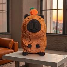 2200pcs Large Water Vole Building Block Series - Animal Challenge Building Block Set, Creative Model Kit, ABS Puzzle Bricks Handmade, Suitable For Halloween/Thanksgiving/Mother's Day/Christmas Gifts - Color - View 7