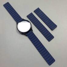 20mm/22mm 强磁硅胶表带替换表带，兼容三星 Galaxy Watch 7/6/5/4/3、Watch GT6/5/4/3 Pro 46mm、Forerunner 570/165/265/255、Venu 4/3/2、Balance 2/Active Max/2/BIP 6/5、Watch 5、Watch 5 Active 智能手表 - 常規款 - 查看 16