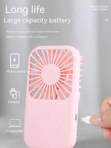 AIRPROSSING 2025 New Portable Colorful USB Rechargeable Pocket Fan, Mini Handheld Desktop Fan - Handheld - View 9