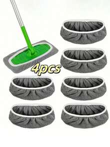 Reusable Mop Pads, Suitable For Mops, Super Absorbent, Fit For All Sealed Floors - Stone, Solid Wood, Laminate And Tile. - Multicolor - View 8