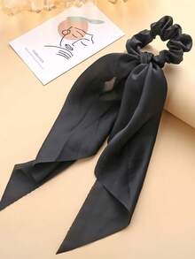 1个女童休闲简约丝带卷曲弹力发圈，适合日常通勤 - 彩色 - 查看 11