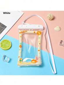 Wasserdichte Handyhülle mit süßem Cartoon-Airbag, aus PVC-Material, mit Verschluss, kompatibel mit Geräten bis zu 6,5 Zoll, ideal für Camping & Sport, vollständig wasserdichter Trockenbeutel: Perfekt für Schwimmen, Treibenlassen und Tauchen! Auch bei Regen ist die Touchscreen-Bedienung nicht beeinträchtigt. - Verschiedenfarbig - Übersicht 10