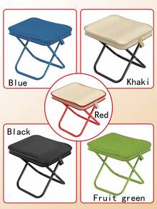 1/2 chiếc ghế gấp, ghế di động, ghế cắm trại kèm túi đựng, ghế gác chân cắm trại gấp gọn nhẹ, chịu tải lên đến 330lbs, thích hợp cho du lịch, câu cá và dã ngoại. - Nhiều màu - Xem 3