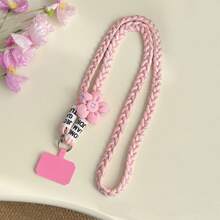 1 Set Summer Fresh Dopamine Sunflower Braided Lanyard, Stylish Casual Outdoor Climbing Durable Phone Strap - Multicolor - View 10