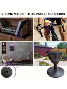 1/2/3/4pcs HD Smart Camera, Outdoor Monitoring System, Equipped With Wi-Fi, Rechargeable Lithium-Polymer Battery, Motion Detection, Not Waterproof - For Nanny/Camera Monitoring, Property Protection, Smart Surveillance, Wireless Camera - Suitable For Any Person, Any Occasion - Multicolor - View 6